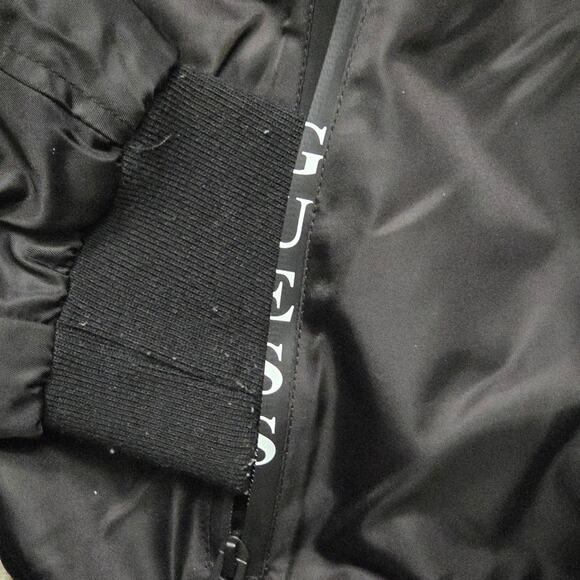 Guess Windbreaker Jacket Men’s XXL Black & White Lightweight 118AN817 - Picture 2 of 8